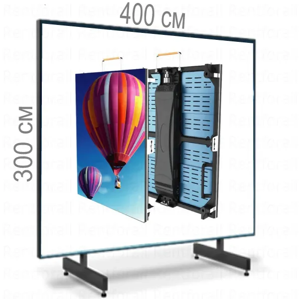 Аренда светодиодного экрана P3 Absen 4 х 3 м